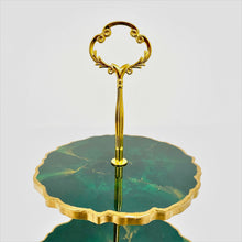Load image into Gallery viewer, Three-Tiered Cake Stand - Emerald Green
