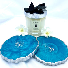 Load image into Gallery viewer, XL Luxury Display Stand / Coaster - Dreamy Turquoise
