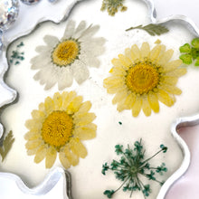 Load image into Gallery viewer, Flower Coaster - Yellow and White Daisies
