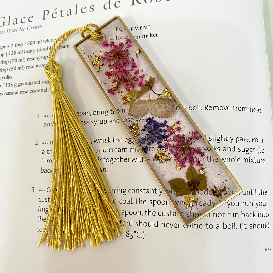 Bookmark - Real Miniature Flowers